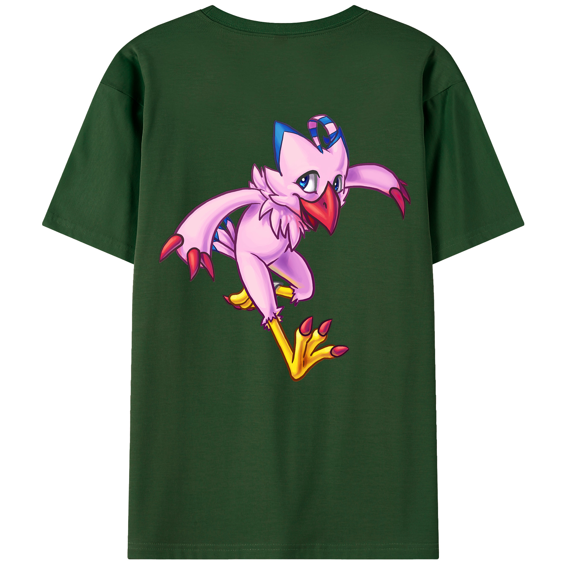 （画像用） Digimon デジタルモンスター/デジモン 綿100％半袖Tシャツ（背面プリント）